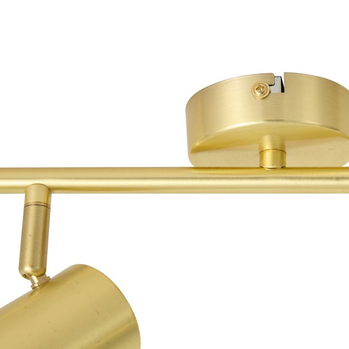 Moderne justerbar taklampe i messing 2-lys - Jeana