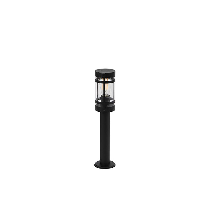 Buitenlamp zwart met grondpin en kabelmof 50cm IP44 - Gleam