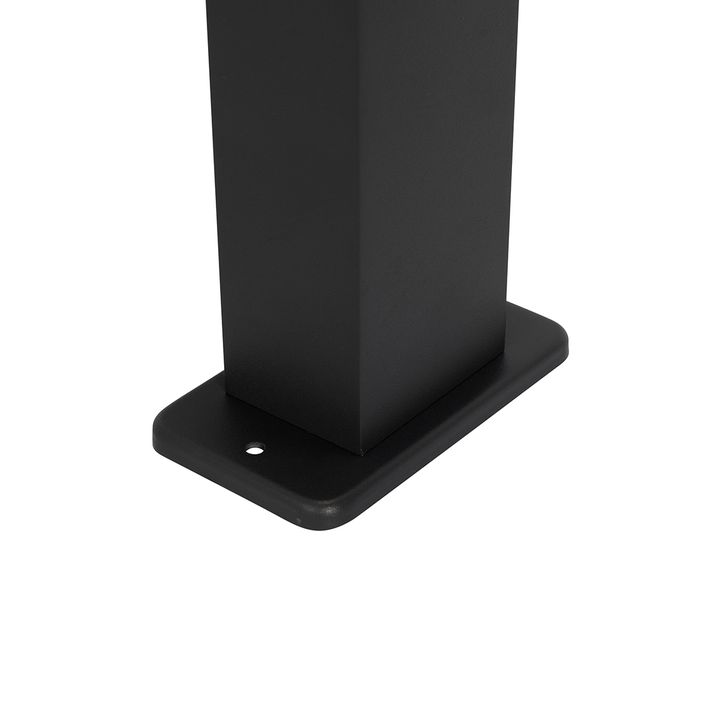 Lampadaire d'extérieur industriel noir 80 cm IP44 - Baleno