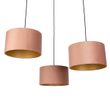 Pendant-Lamp-Black-with-Pink-Shade-and-Gold-Interior-35cm-3-Lights---Cava