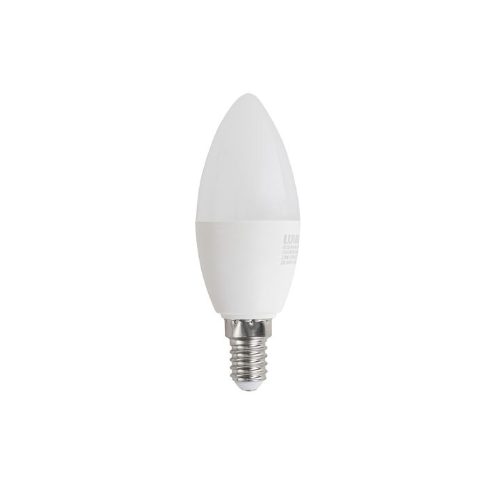 Lot de 5 ampoules LED E14 à intensité variable C37 opale 4,9 W 470 lm 2700-6500K