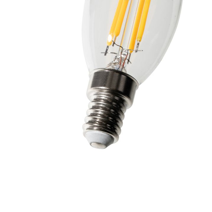 Set od 5 E14 LED sijalica sa 3 nivoa zatamnjivanja B35 providne 4W 450 lm 2700K