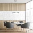 Suspension-design-argent-avec-LED-dimmable---Ringlede