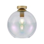 Art-Deco-Ceiling-Lamp-Gold-with-Rainbow-Glass---Sandra