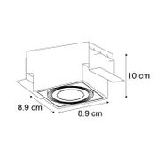 Set-of-6-Recessed-Spotlights-Black-GU10-Tiltable-Trimless---Oneon