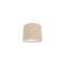 Fabric Lampshade Beige with Bouclé Fabric 18/18/14