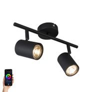 Foco-Inteligente-Preto-Ajustável-Incl.-2-WiFi-GU10---Jeana