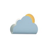 Dětská-nástěnná-lampa-modrý-mrak-se-sluncem---Cloudy