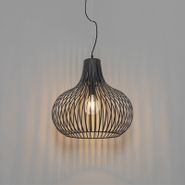Modern-pendellampa-svart-48-cm---Saffira