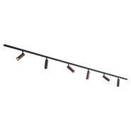 Sistema-di-illuminazione-a-binario-moderno-con-6-faretti-bronzo-scuro-1-fase---Slimline-Uzzy