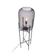 Modern-Floor-Lamp-Black-135cm---Bliss-Mesh