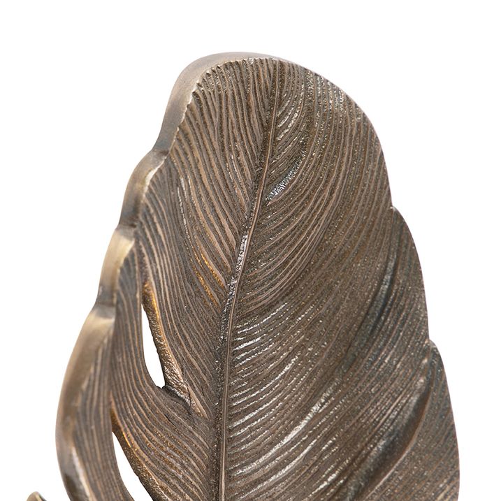 Applique Art déco bronze - Leaf