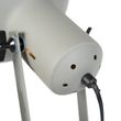Industrial-Floor-Lamp-on-Wooden-Tripod-with-Grey-Lampshade---Laos