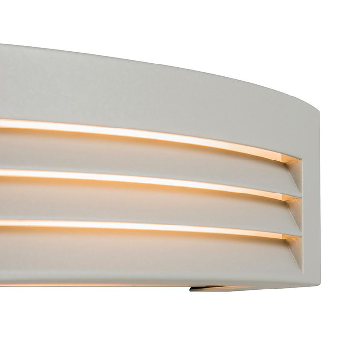 Moderne wandlamp grijs IP44 - Hurricane 1