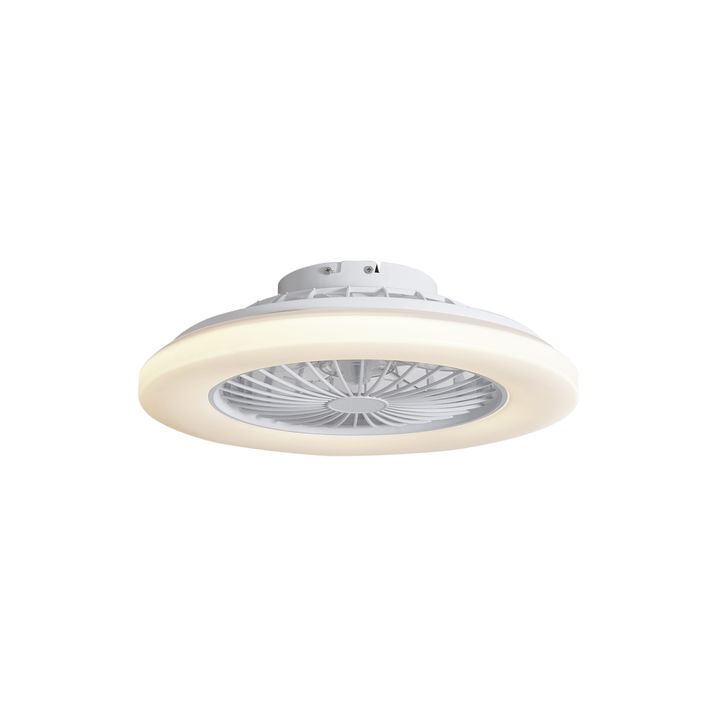 Plafondventilator wit 48.5cm incl. LED dimbaar in Kelvin met afstandsbediening - Clemo