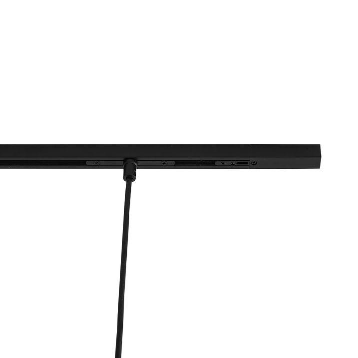 Moderný koľajnicový systém s 6 závesnými svetlami béžový s čiernou 1-fázový - Slimline Keno