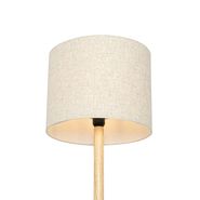 Lampadaire-rustique-en-bois-avec-abat-jour-en-lin-beige-32-cm---Mels