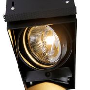 Smart-infälld-spotlight-svart-trimlös-2-ljus-inkl.-2-Wifi-GU10-111mm---Oneon