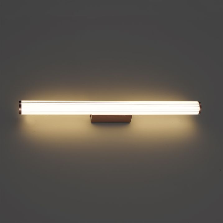 Retro kinkiet brązowy 80,4 cm z LED IP44 - Coco
