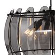 Lampa-suspendată-inteligentă-neagră-cu-sticlă-fumurie-rotundă-cu-6-lumini,-inclusiv-WiFi-C35---Mochan