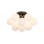 Art-deco-plafondlamp-zwart-met-opaal-glas-3-lichts---Uvas