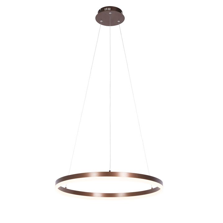 Zidna lampa tamno bronzana 60 cm uključujući LED 3-stepena prigušivača - Anello