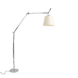 Floor lamp aluminum 285 cm - Artemide Tolomeo Mega Terra