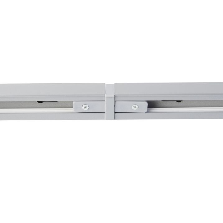 Modern railsysteem met 4 spots zilver 1-fase  - Iconic Yade
