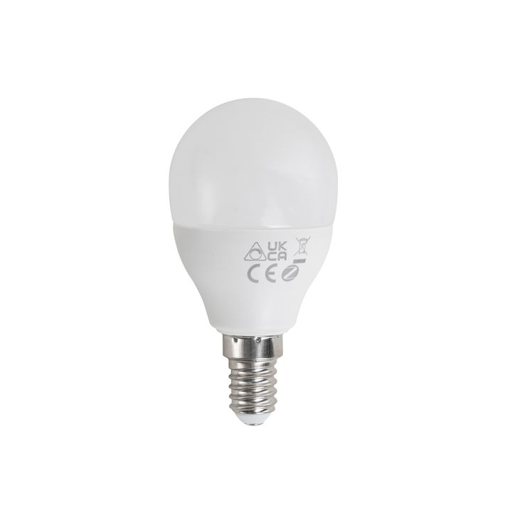 Ampoule LED E14 intelligente à intensité variable G45 opale 4,9W 470 lm 2700-6500K