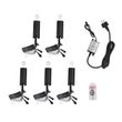 Ensemble-de-5-spots-encastrables-modernes-blancs-avec-LED-IP67---Linsey