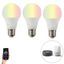 Inteligentná-sada-3-žiaroviek-E27-RGBW-LED-A60-9W-800lm-2200-4000K