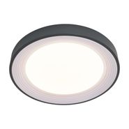 Plafoniera-moderna-grigia-con-bianco-48-cm-incl.-LED-dimmerabile-RGB---Kanton