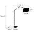 Stojaca-lampa-zlatá-so-svetlohnedým-tienidlom-50-cm-nastaviteľná---Editor