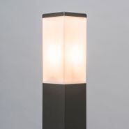Utendørslampe-antrasitt-80-cm-IP44---Malios-med-jordspyd-og-kabelgjennomføring