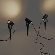 Smartes-12V-System-Schwarz-8m-mit-3-Erdspießstrahlern-inkl.-LED-IP44---Voltaire-Pico