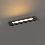 Sodoben-talni-reflektor-črne-barve-30-cm,-vključno-z-LED-IP65---Eline