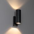 Spoljna-zidna-lampa-crna-2-svetla-AR70-sa-senzorom-svetlo-tamno---Duo