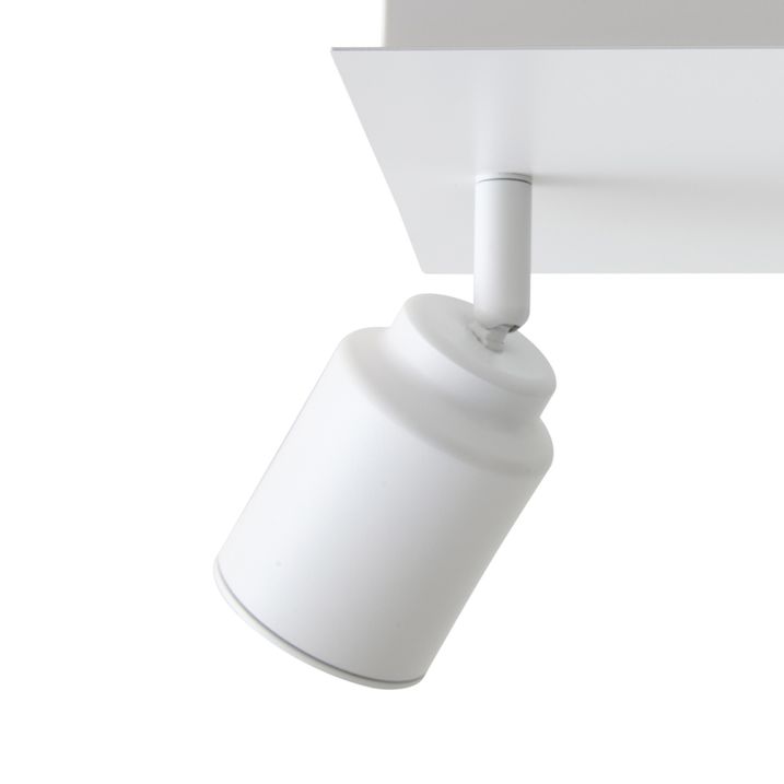 Moderni kupatilski spot bijeli kvadrat 3-svjetlo IP44 - Ducha