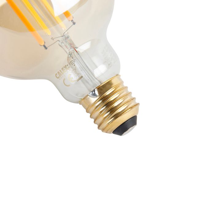 Smart E27 LED lamp G95 goud 7W 806 lm 1800K - 3000K