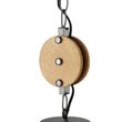 Industrielle-Pendelleuchte-Dunkelgrau-mit-Holz-34-cm---Arthur