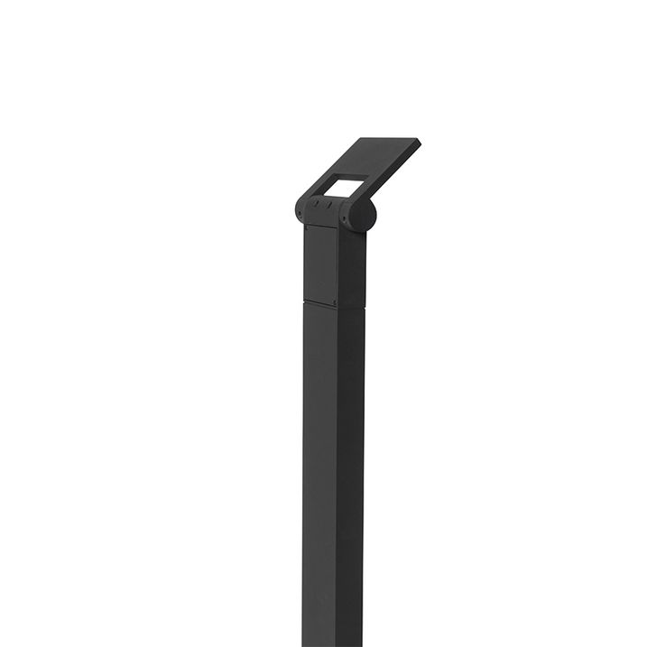 Moderní venkovní sloup Anthracite 60 cm vč. LED IP54 - Zane