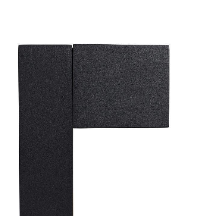 Lampadaire d'extérieur industriel noir 80 cm IP44 - Baleno