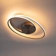 Designové-stropní-svítidlo-ocel-včetně-LED-3-krokové-stmívatelné---Rowan