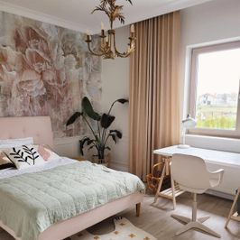 Vintage kroonluchter goud 5-lichts - Botanica