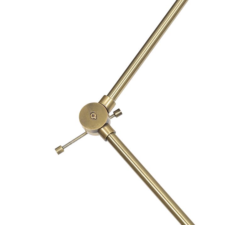 Retro loftslampe pink med bronze - Milou