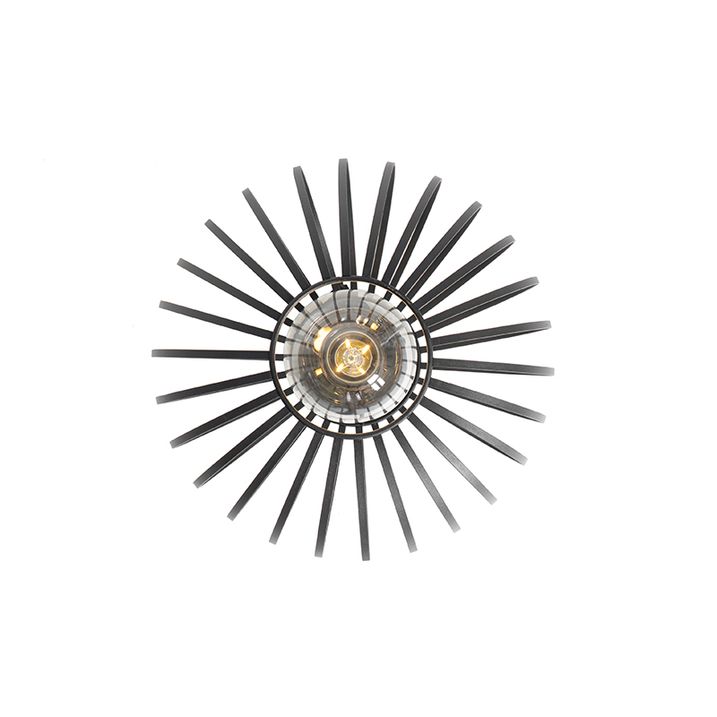 Smart Ceiling Lamp Black 30 cm Incl. Wifi G95 - Johanna