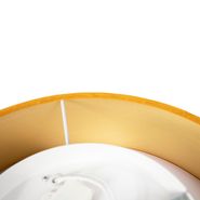 Plafoniera-moderna-ocru-40-cm-cu-interior-auriu---Drum