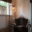 Design-Floor-Lamp-Black-with-Amber-Glass---Qara-Down