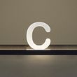 Plastikbogstav-C-til-Letterbox-væglampe