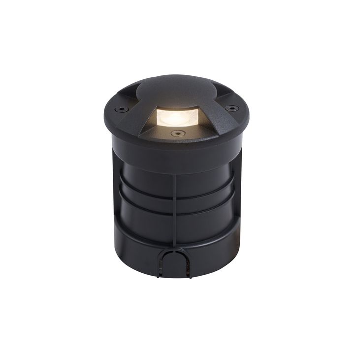 Moderní zemní bodové svítidlo černé GU10 50mm 4-světelný efekt IP65 - Cellar